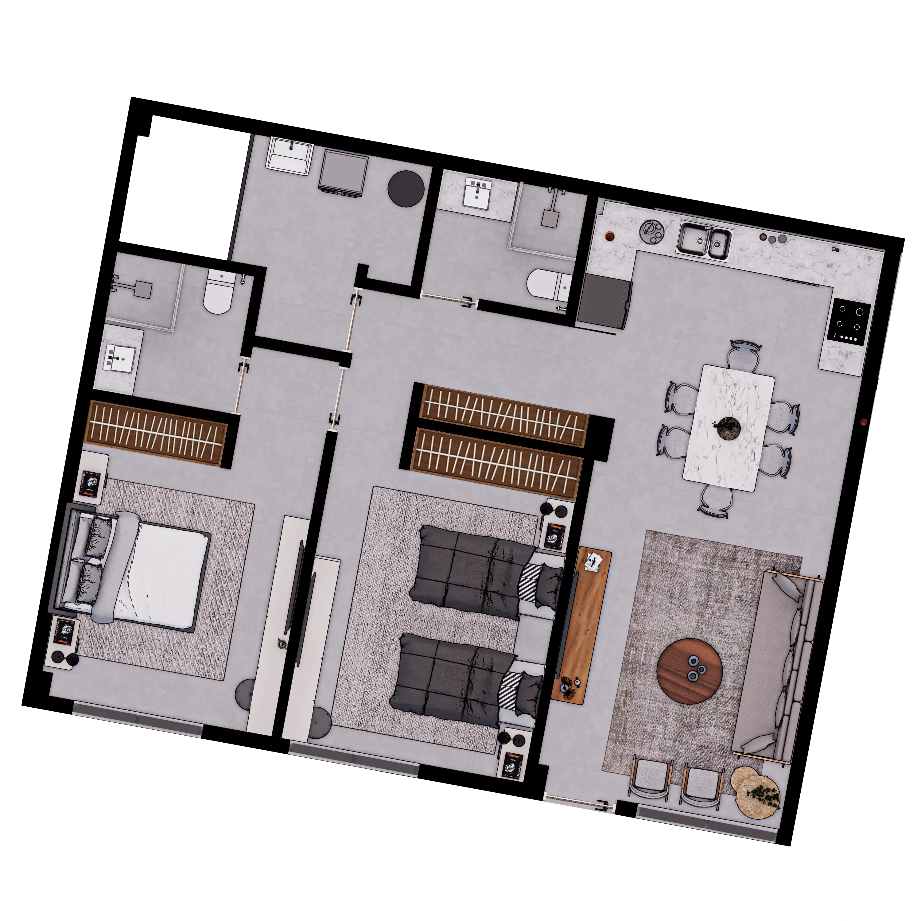 departamento Tipo 2D